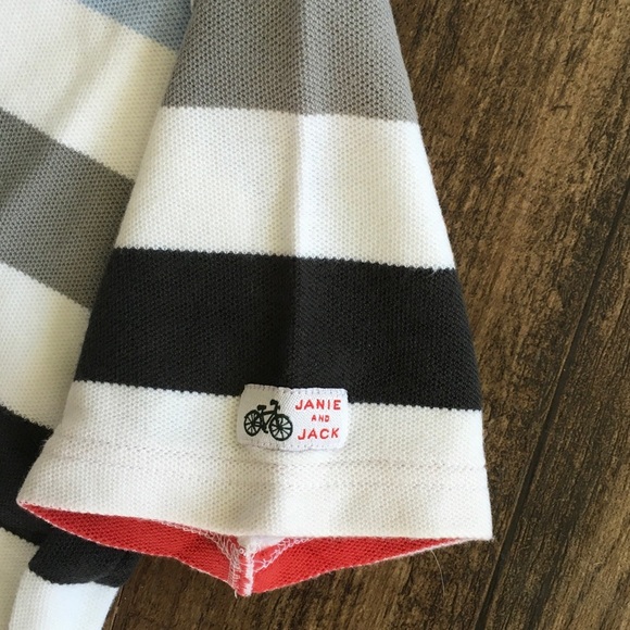 Janie and Jack Multicolor Striped Polo - Picture 3 of 4
